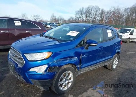 2018 Ford Ecosport Se из США, поврежденный, VIN MAJ6P1UL0JC219112